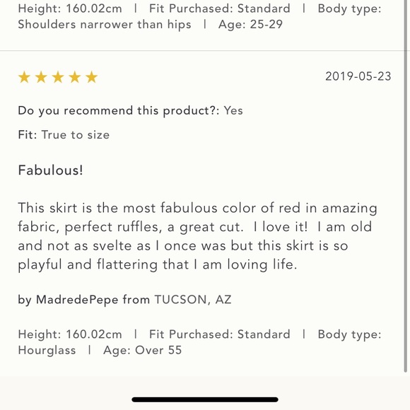 Anthropologie NWT Soigne Eyelet Red Skirt Size M. - Picture 7 of 9